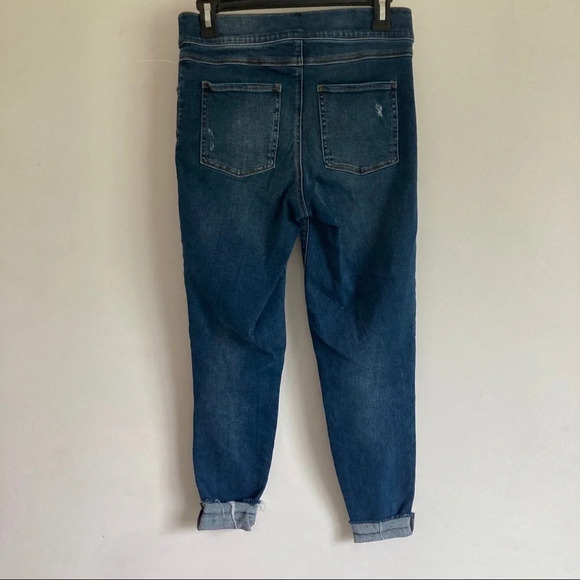 SPANX Distressed Skinny Jeans Sz M - Picture 4 of 5